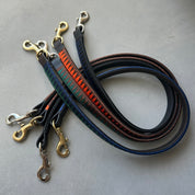 Browband Crossbody Strap - Black & Blue