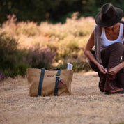 Hay Bag Medium Canvas - Sand & Khaki