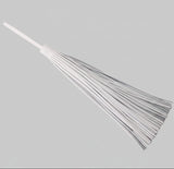 Pompon pour queue de cheval - Cuir blanc