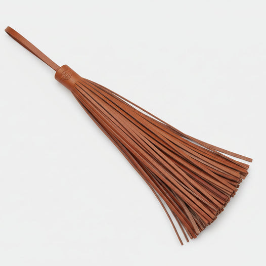 Pony Tail Stor Läder Tassel - Fuxbrun