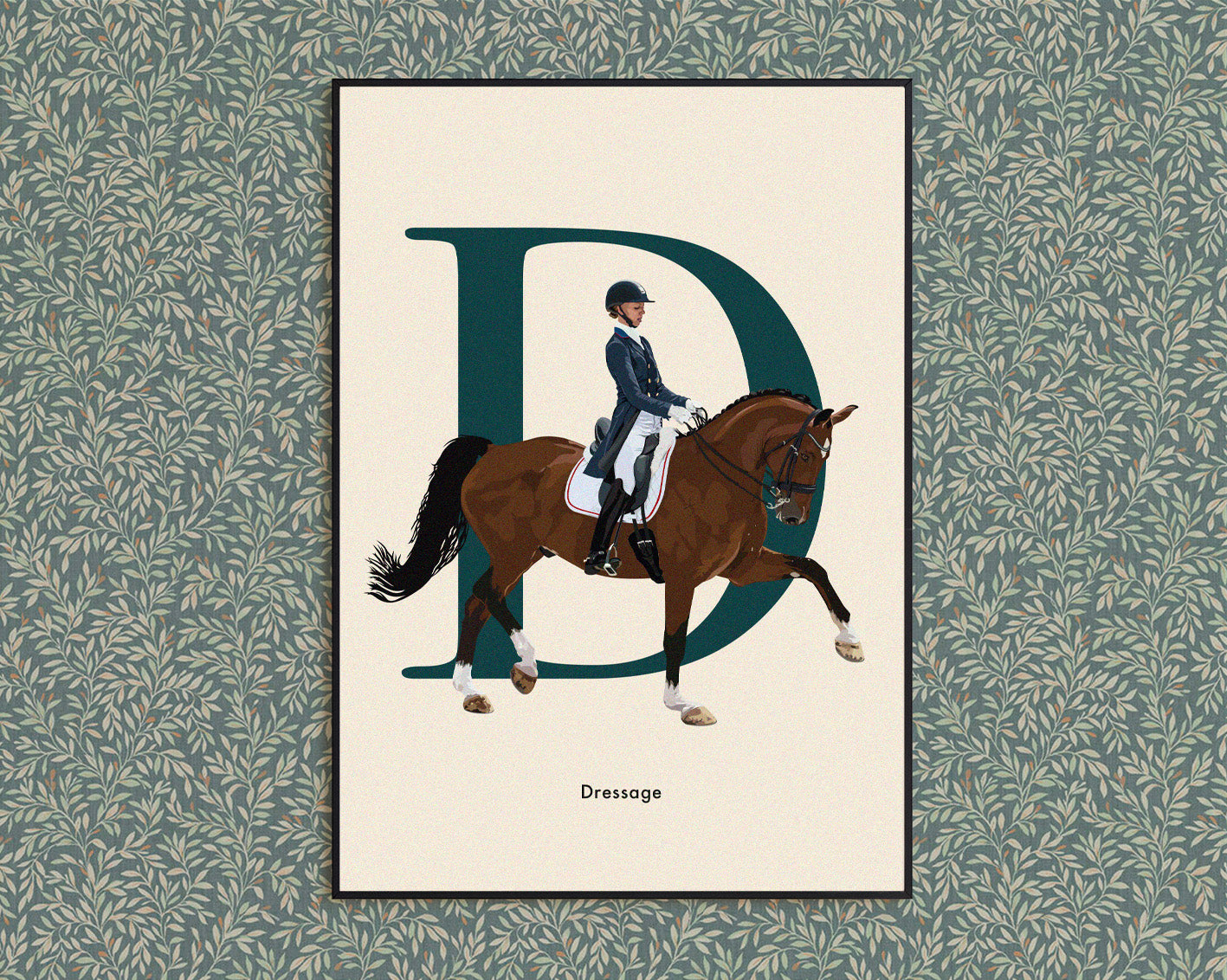 Poster Letter D - Dressage