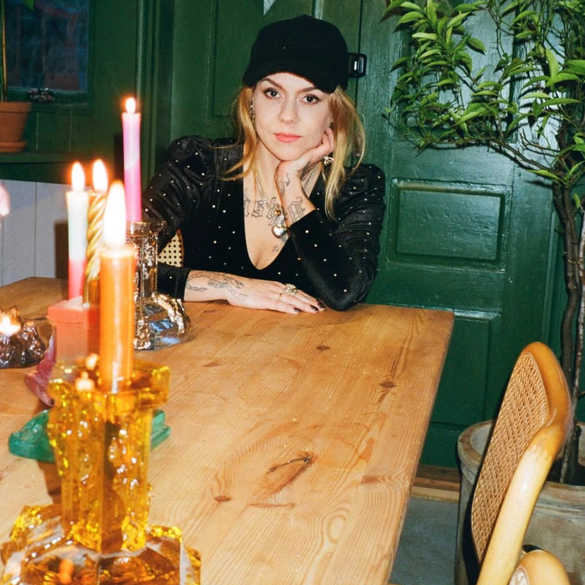 PONY av Hanna Hansdotter, 2 st Glas, Rosa