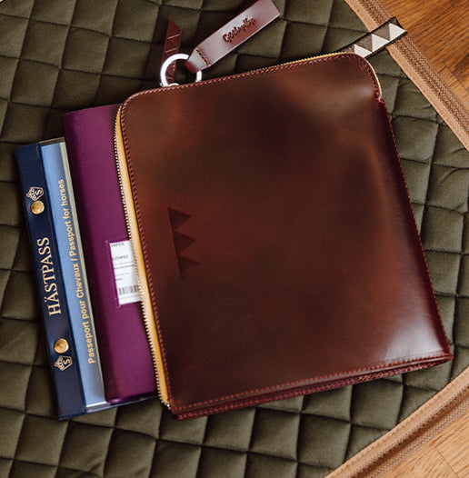 Lisen Resefodral Läder Clutch - Brun