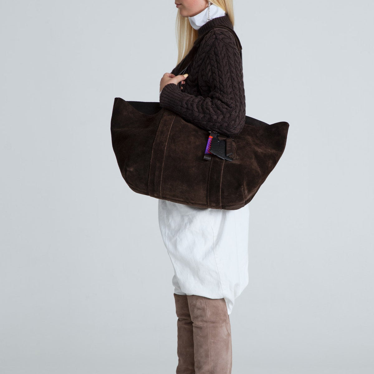 Hay Bag Medium mocka - Mörkbrun