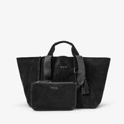 Hay Bag Medium Suede - Black