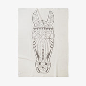 Horse Lovers Unite Wool Blanket - Grey