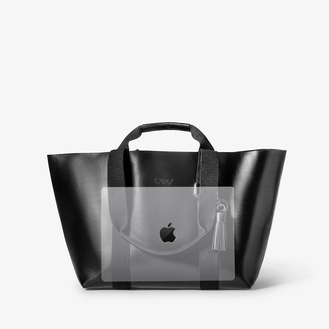 Hay Bag Medium in Pull Up Leather - Brown