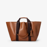Hay Bag Medium in Leather - Brown