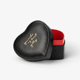 Coffret Amour & Coeur en cuir - Noir