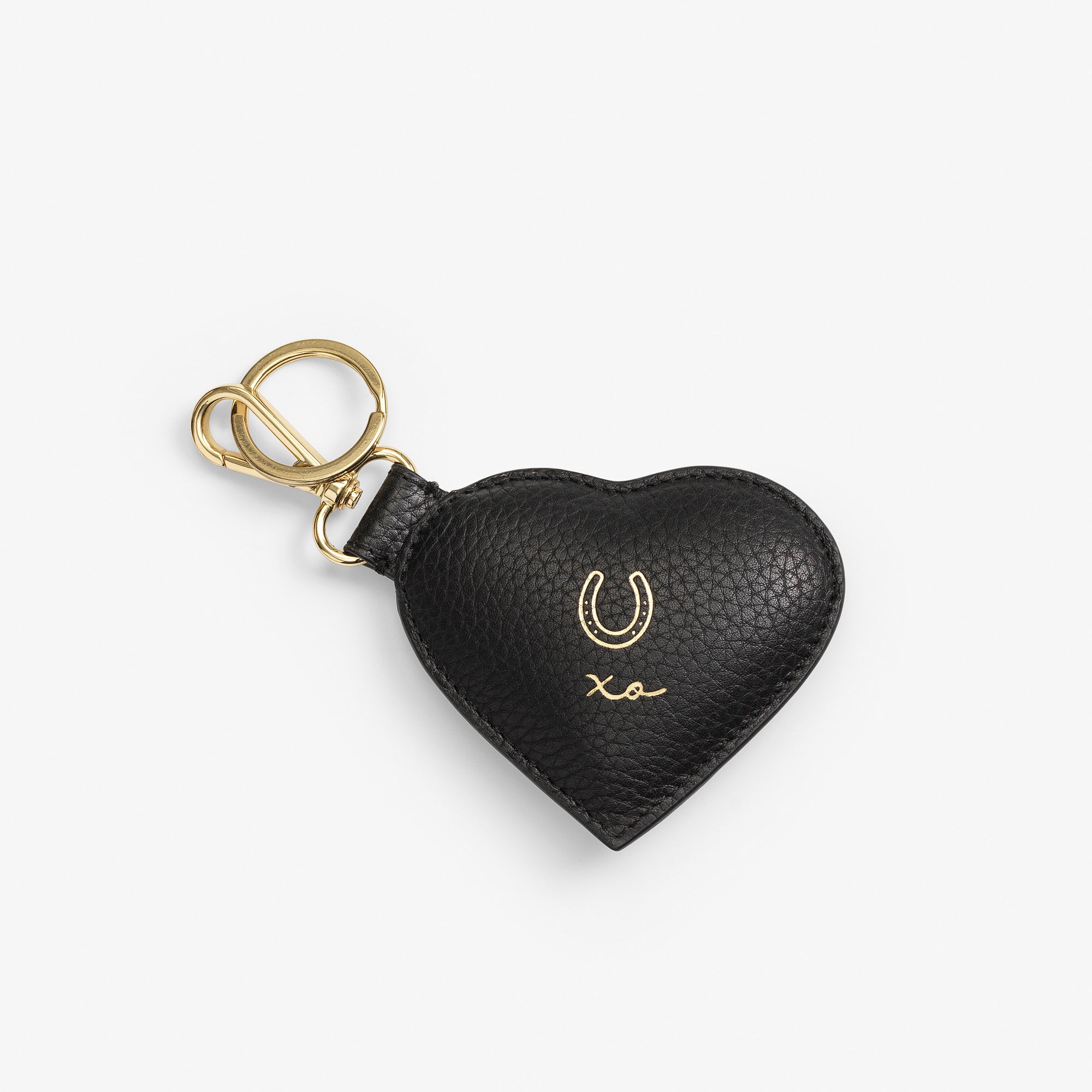 Love & Heart Leather Key Ring