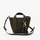 Hay Bag Mini – Grünes Wildleder