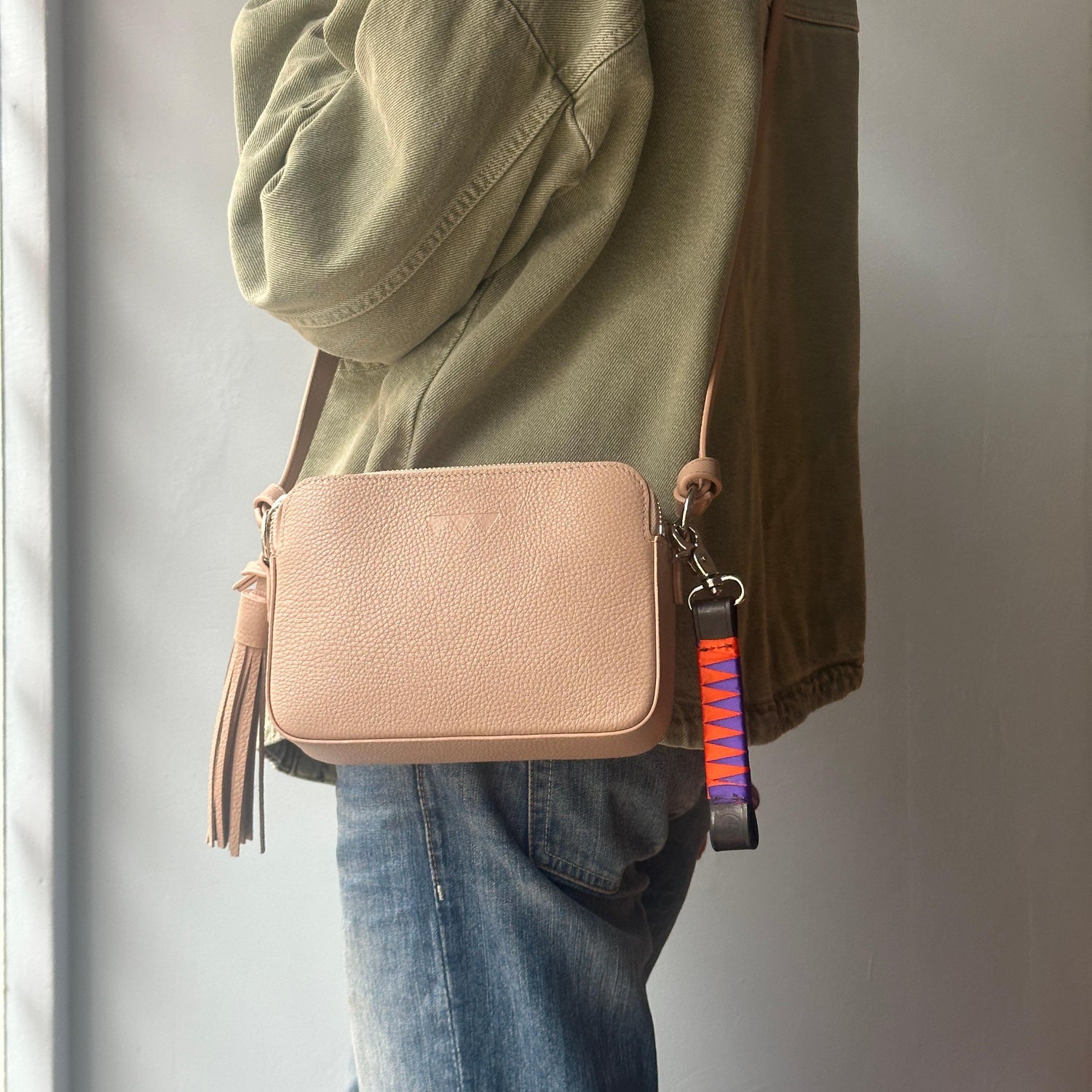 Double Zip Tasche –  Rosa