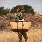 Hay Bag Large Canvas - Sand & Khaki