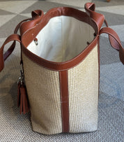 Hay Bag Medium Raffia - Brown