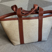 Hay Bag Medium Raffia - Brown