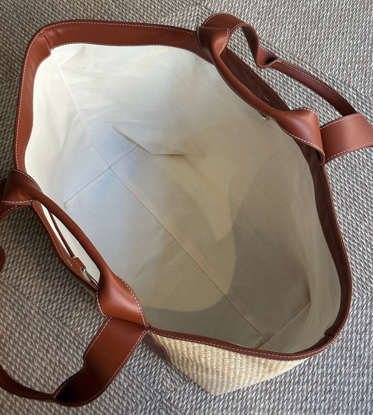 Hay Bag Medium Raffia - Brown