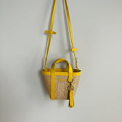 Hay Bag Mini Raffia - Yellow