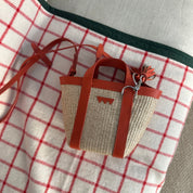 Hay Bag Mini Raffia - Orange