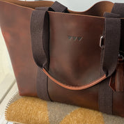 Hay Bag Medium Pull Up Läder - Brun