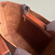 Hay Bag Small Pull Up Läder - Brun