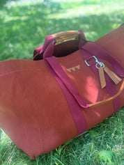 Hay Bag Large Canvas - Roströd & Vinröd