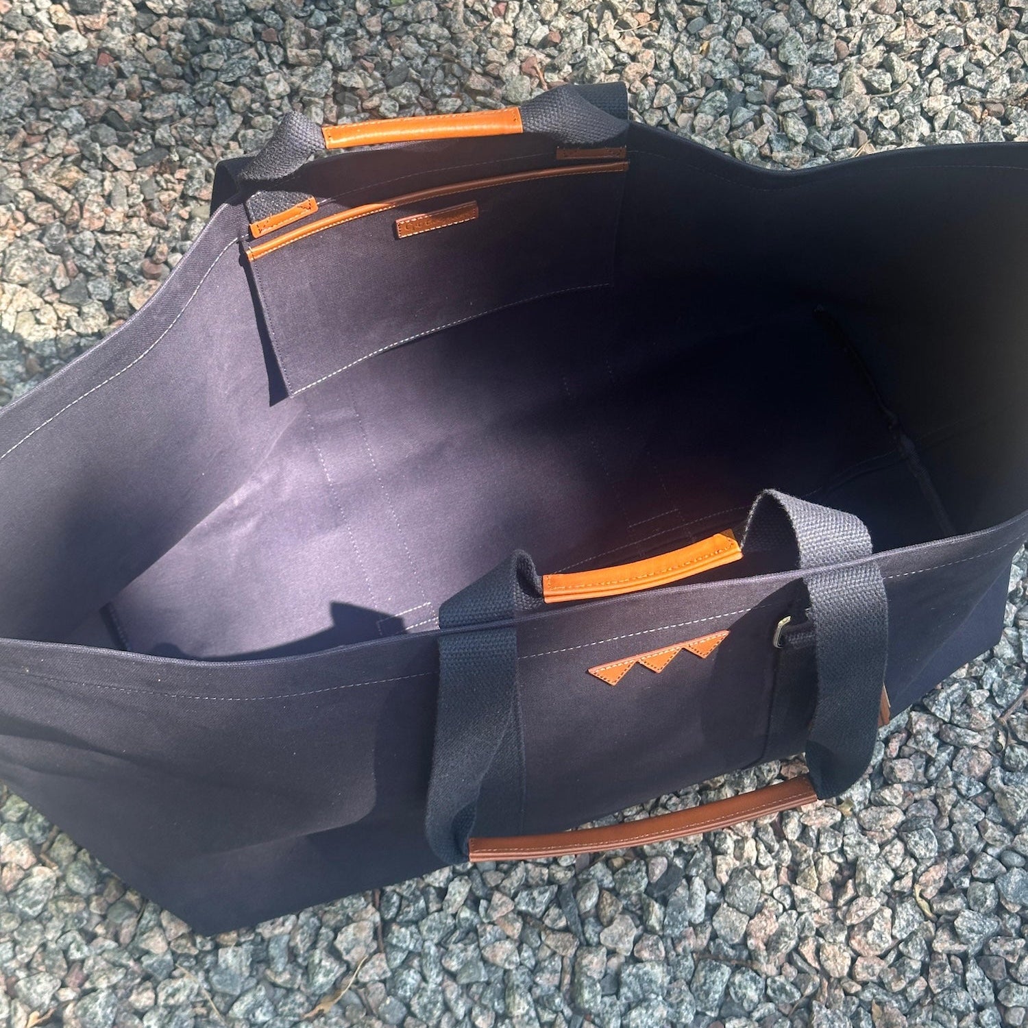 Hay Bag Large Canvas - Navy Blå