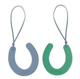 Bijoux de sac en cuir fer à cheval