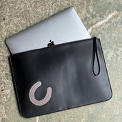 Horseshoe Laptop Case - Black