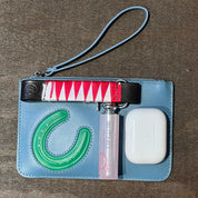 Horseshoe Wallet - Blue