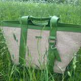 Hay Bag Medium Raffia - Grün