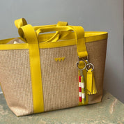 Sac en raphia moyen Hay - Jaune