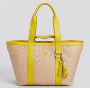 Hay Bag Medium Raffia - Yellow
