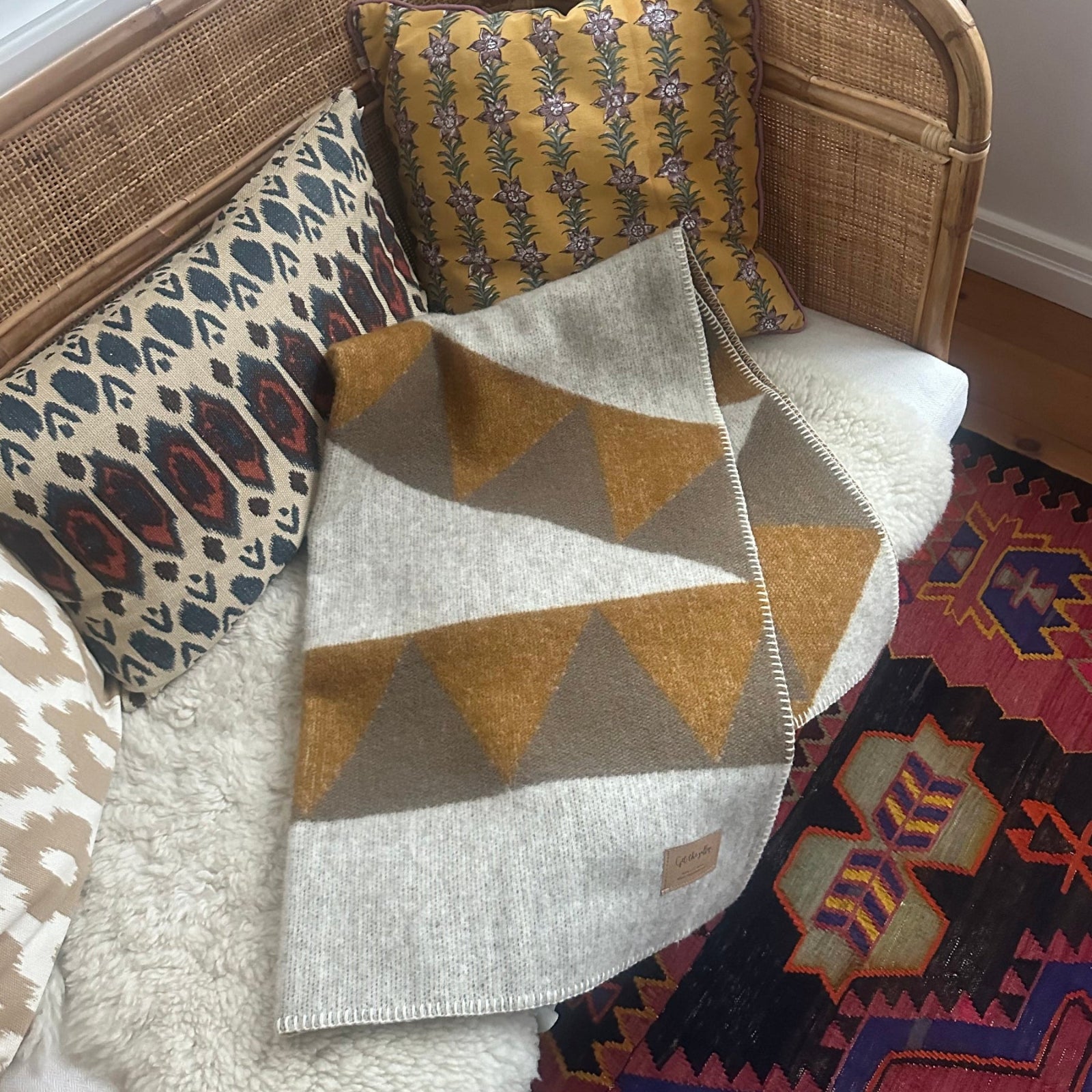 Sharktooth Ullfilt Liten 90x130 - Fox