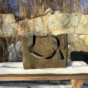 Hay Bag Medium Suede - Green