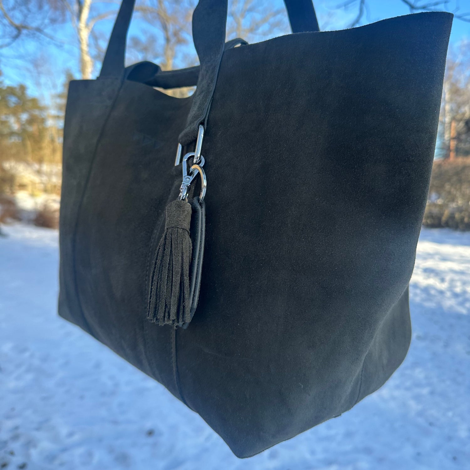 Hay Bag Medium Suede - Green