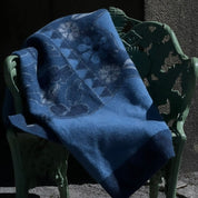 Horse Lovers Unite Wool Blanket - Blue