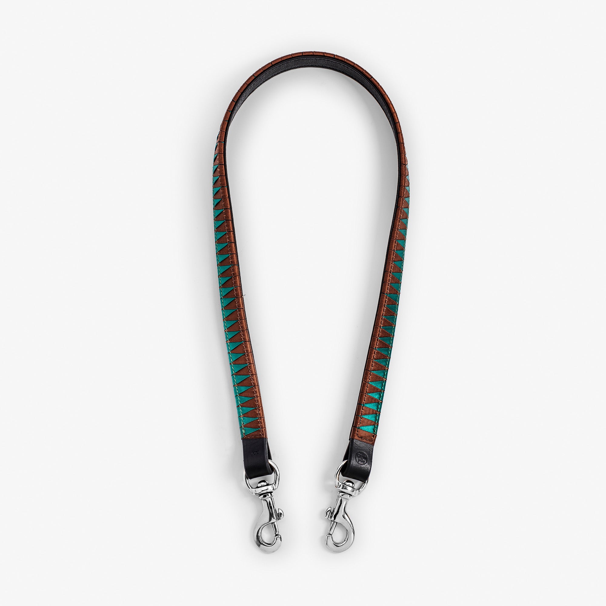 Browband Crossbody Strap - Grön & Brun