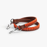 Browband Crossbody Bag Strap - Orange & Brun