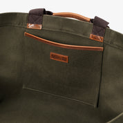 Hay Bag Large Canvas - Dark Green