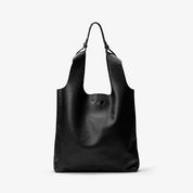 The Shopper Leather Bag - Black