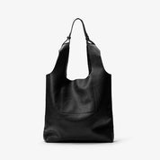 The Shopper Leather Bag - Black