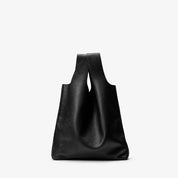 The Shopper Leather Bag - Black