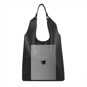 The Shopper Leather Bag - Black