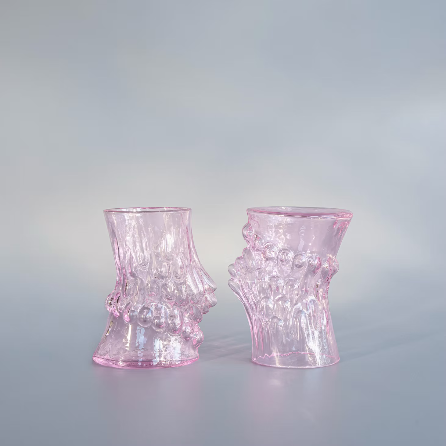 PONY av Hanna Hansdotter, 2 st Glas, Rosa