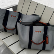 Hay Bag Medium Canvas - Grå & Blå