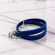 Browband Crossbody Strap - Black & Blue