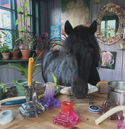 PONY av Hanna Hansdotter, 2 st Glas, Rosa