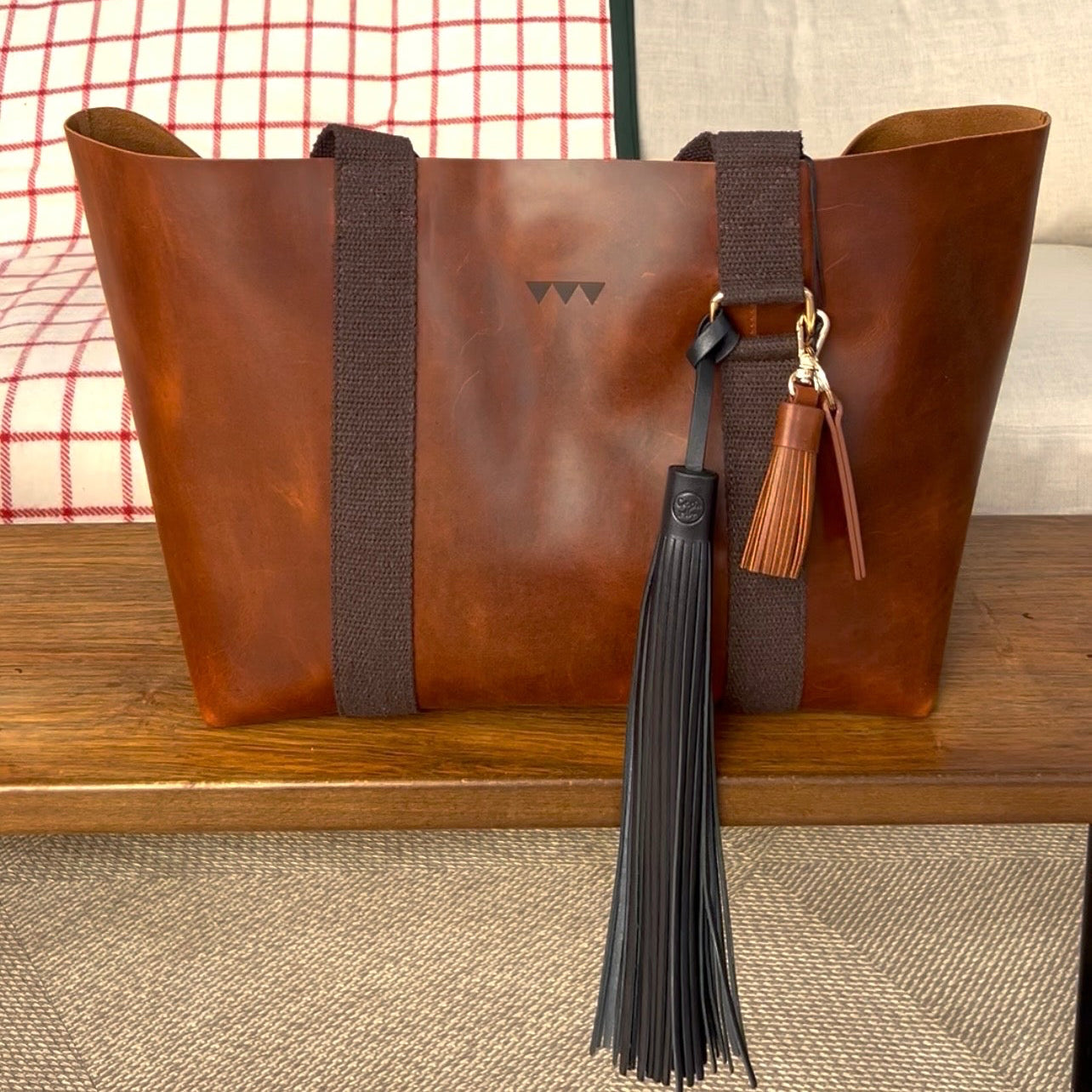 Pony Tail Grand Gland en Cuir - Noir