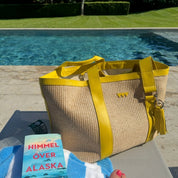 Hay Bag Medium Raffia - Gul