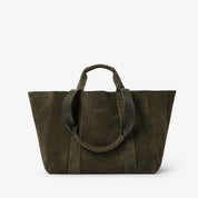 Hay Bag Medium Suede - Green